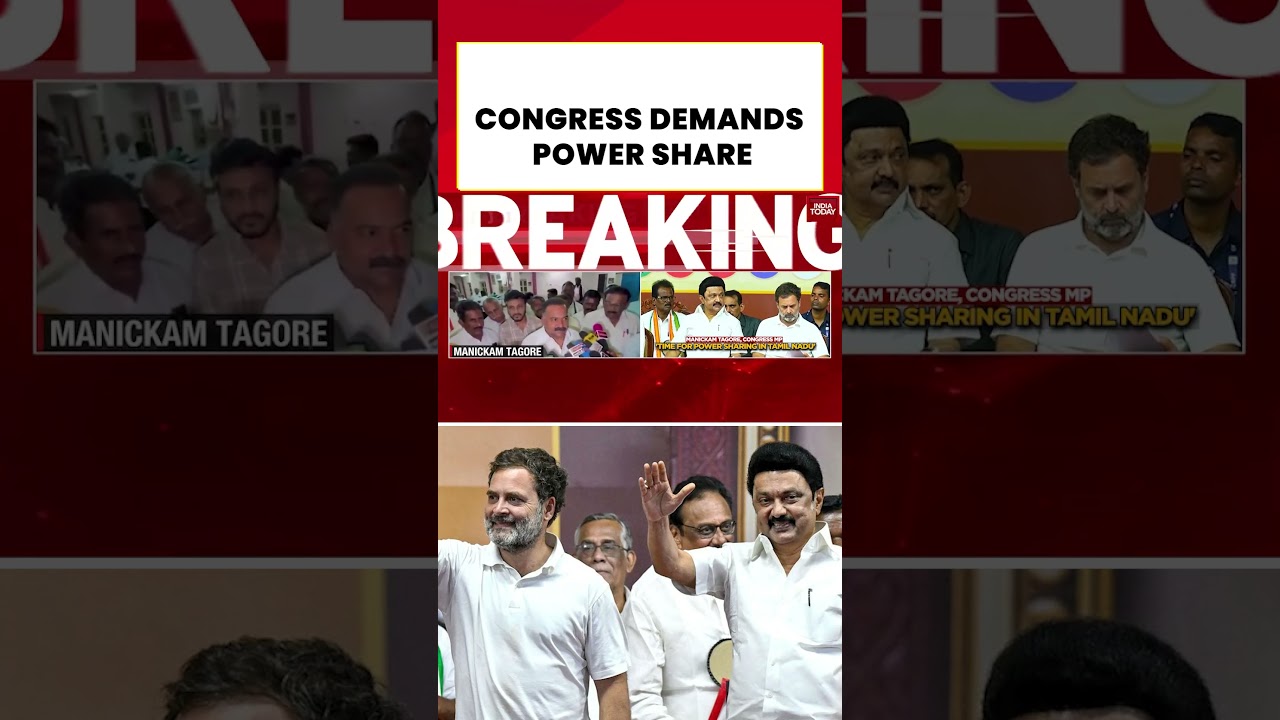 #tamilnadu #election #congress Congress MP Tagore Demands Power-Sharing With DMK Ahead of TN Polls