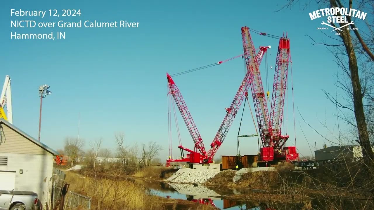 Incredible Ironworking: Lifting a Half Million-Pound Bridge!
