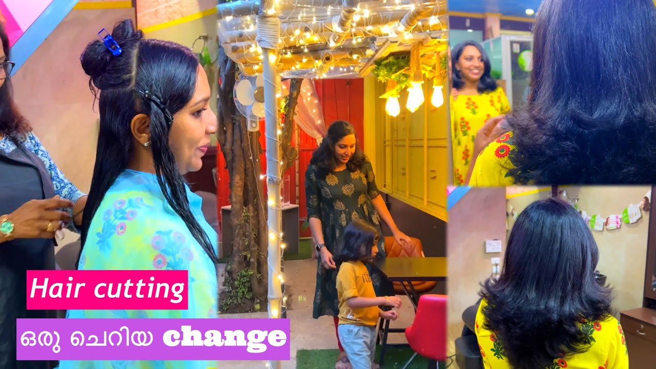 ഒരു ചെറിയ change 😁 hair cutting