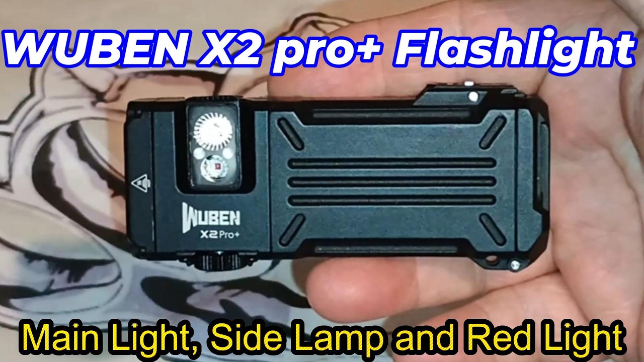 Обзор фонаря WUBEN X2 pro+ EDC