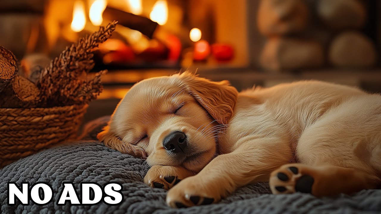 🐶12 Hours Of Dog Calming Music ❄️Winter Night Ambience 🎵Anxiety Relief for Dogs No Ads