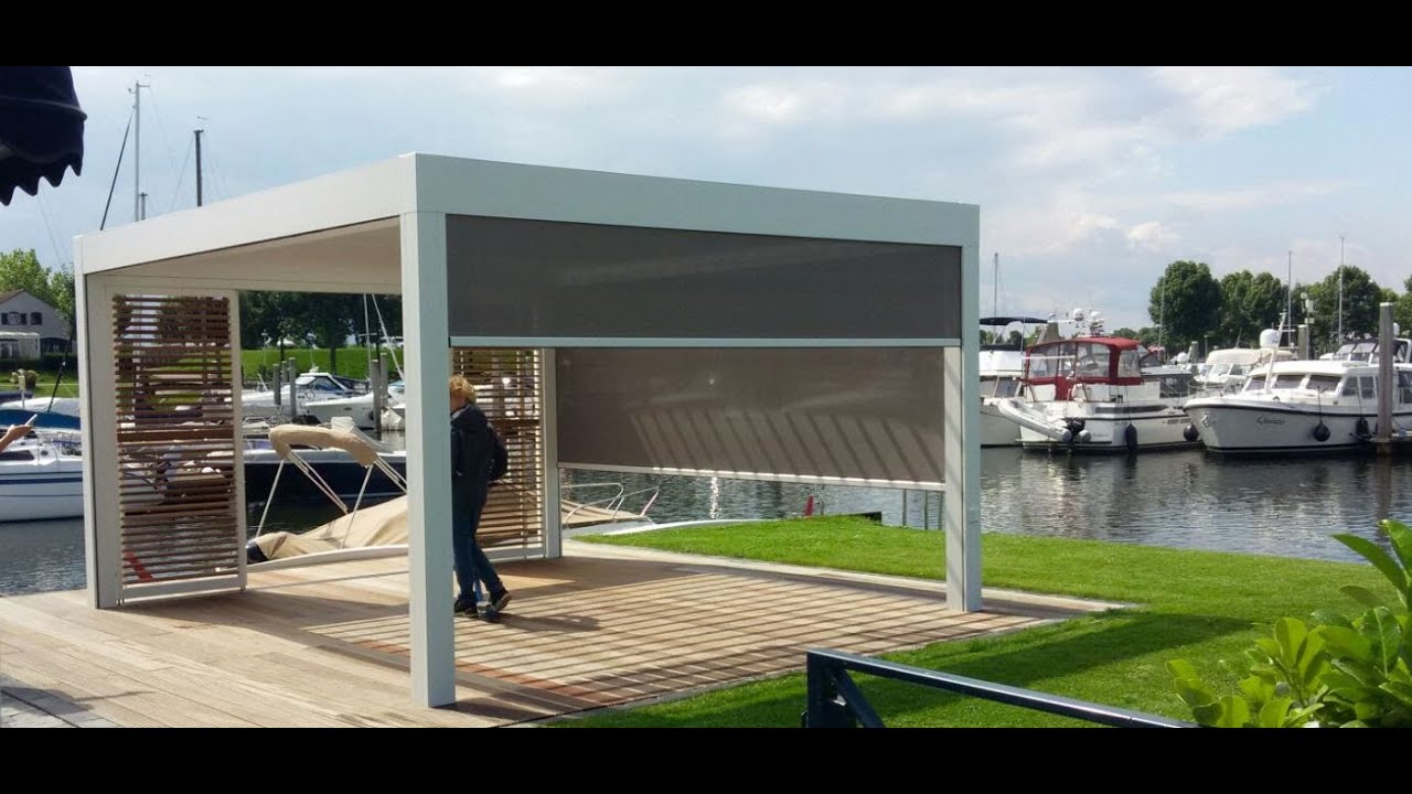 #Terrassendach Camargue der freistehende Sonnen - und #Regenschutz