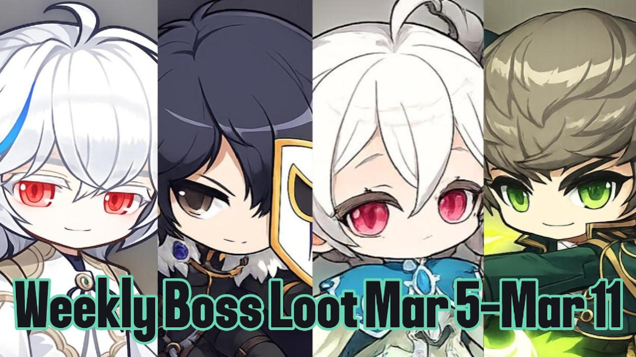 [GMS Hyperion] Weekly Boss Loot - Mar 5- Mar 11