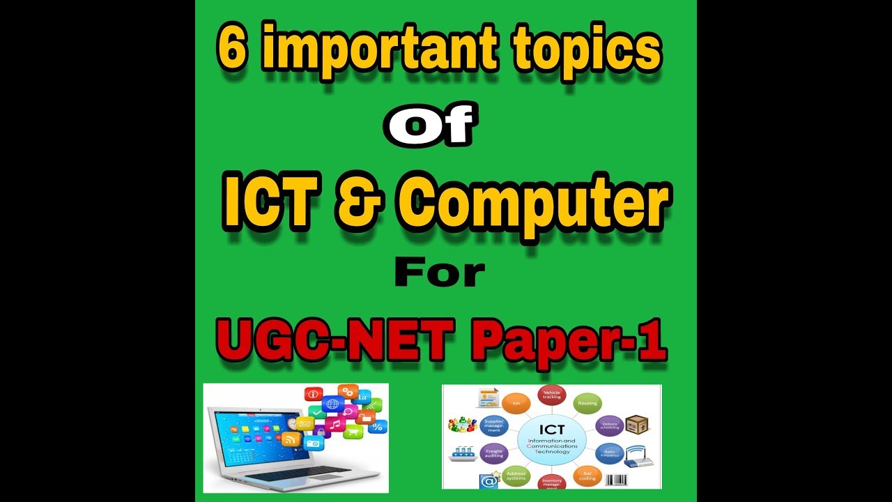 (Correction- URL) 6 imp topics of ICT and computer for UGCNET Paper-1
