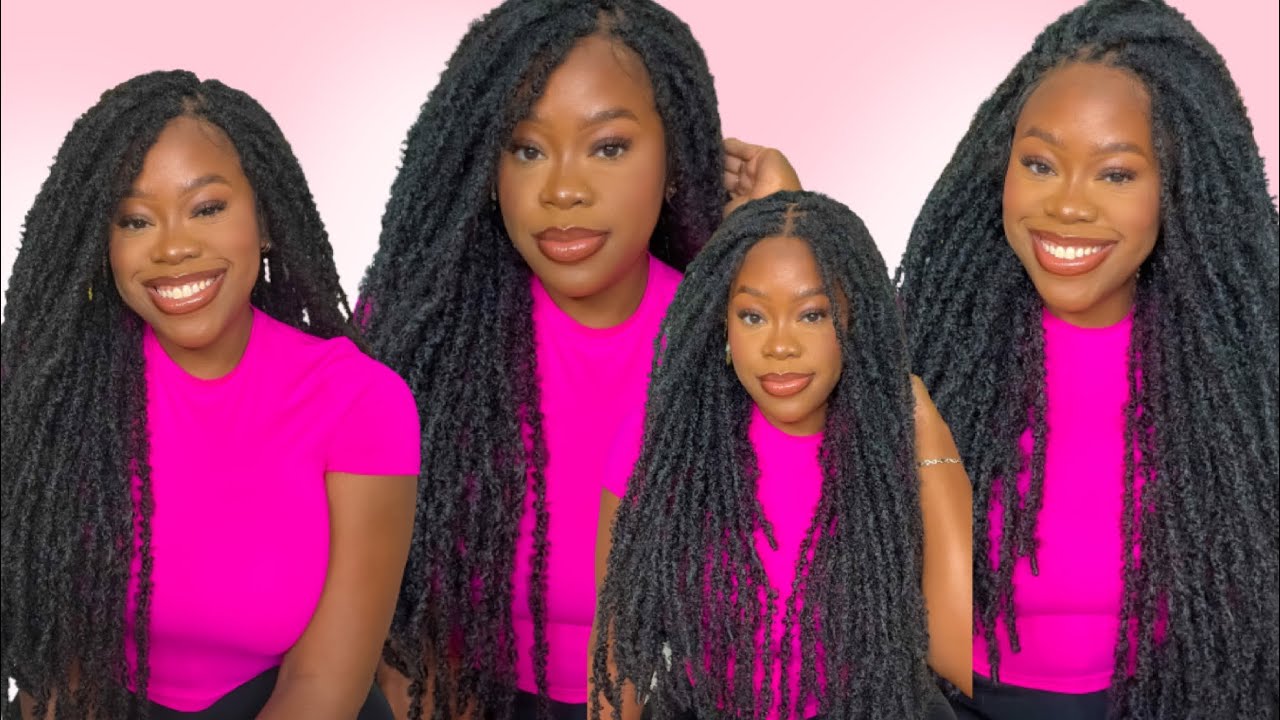 30 INCH LOC WIG! | Sensationnel Cloud9 Hand-Braided 4x4 Swiss Lace Wig BUTTERFLY LOCS