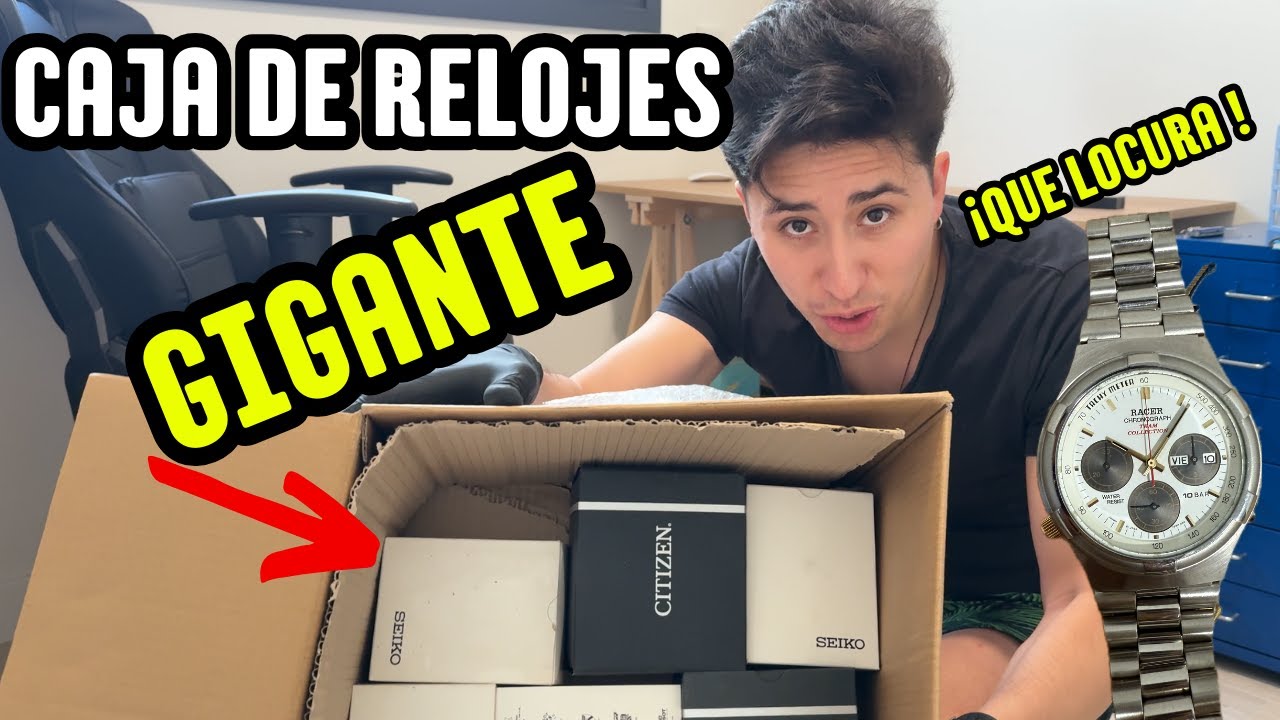 ABRIENDO CAJA DE RELOJES GIGANTE DE UN ANTIGUO STOCK DE RELOJERIA UNBOXING