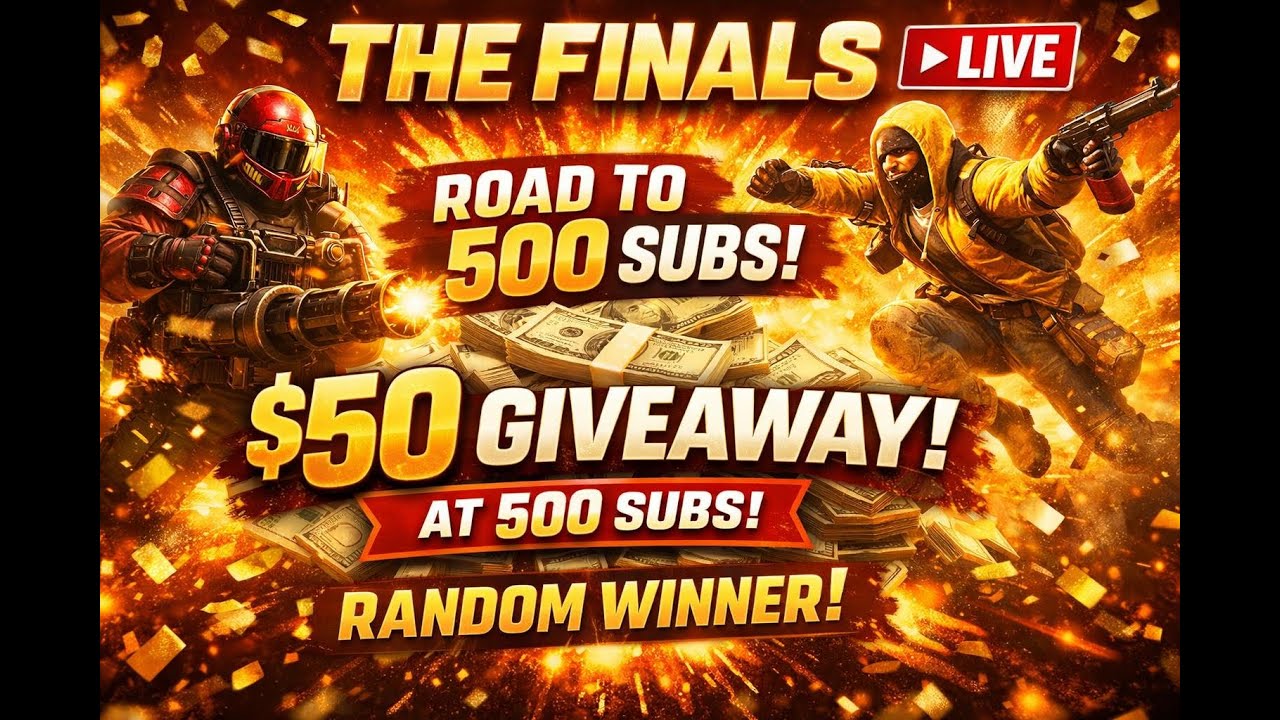 THE FINALS LIVE 🔥 Insane Clutches & Chaos | Road to 500 Subs ($50 Giveaway) | IMGCLOWN