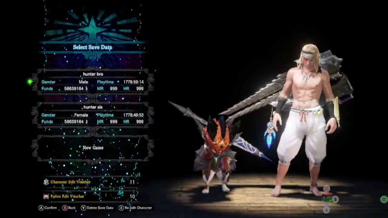 save data ultimate monster hunter world  iceborn V14.0.0.0