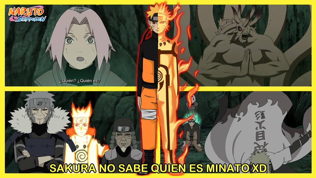 Minato Salva a la Alianza Ninja y Sakura no Sabe Quien es él 😂 | Naruto Shippuden Capitulos 370-372