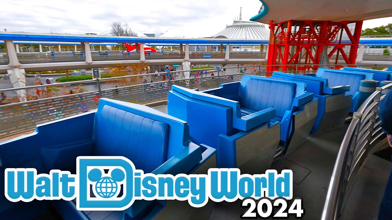TTA PeopleMover 2024 — аттракцион Magic Kingdom в Walt Disney World [4K60 POV]