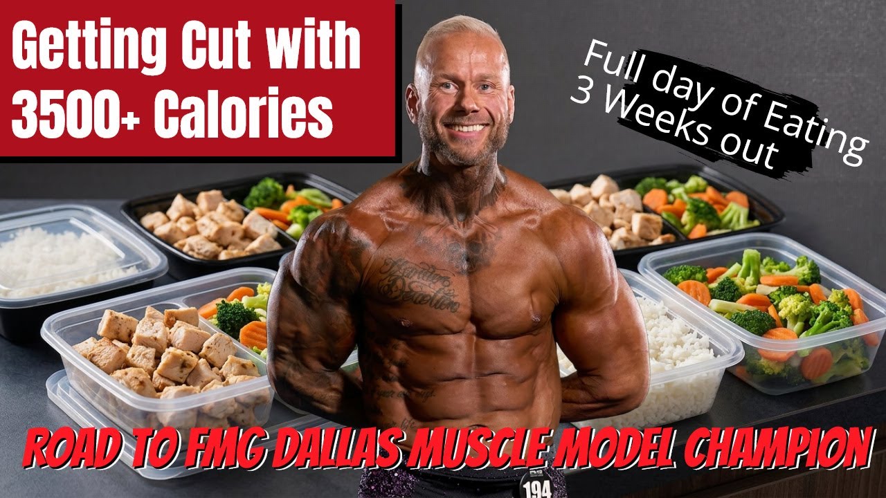 Getting Cut with 3500+Calories  - Intermittent Fasting - Muscle Model Champion - Road to FMG Dallas