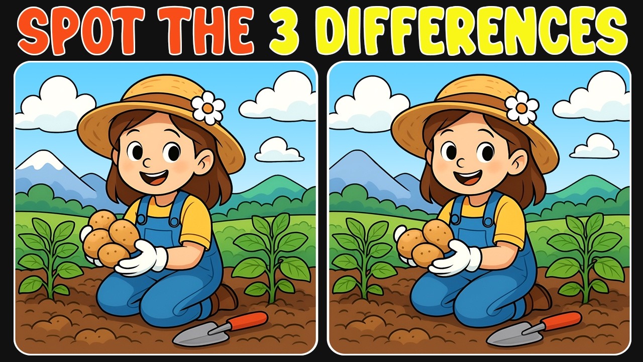 Spot 3 Differences: Boost Your Brainpower (99% Fail This Test!)