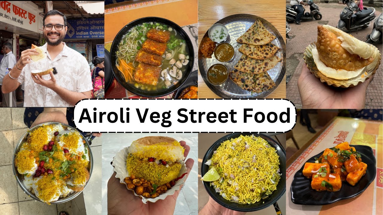 Airoli Veg Street Food | Welcome sweets, Raghavendra fast food and Lord Forklore