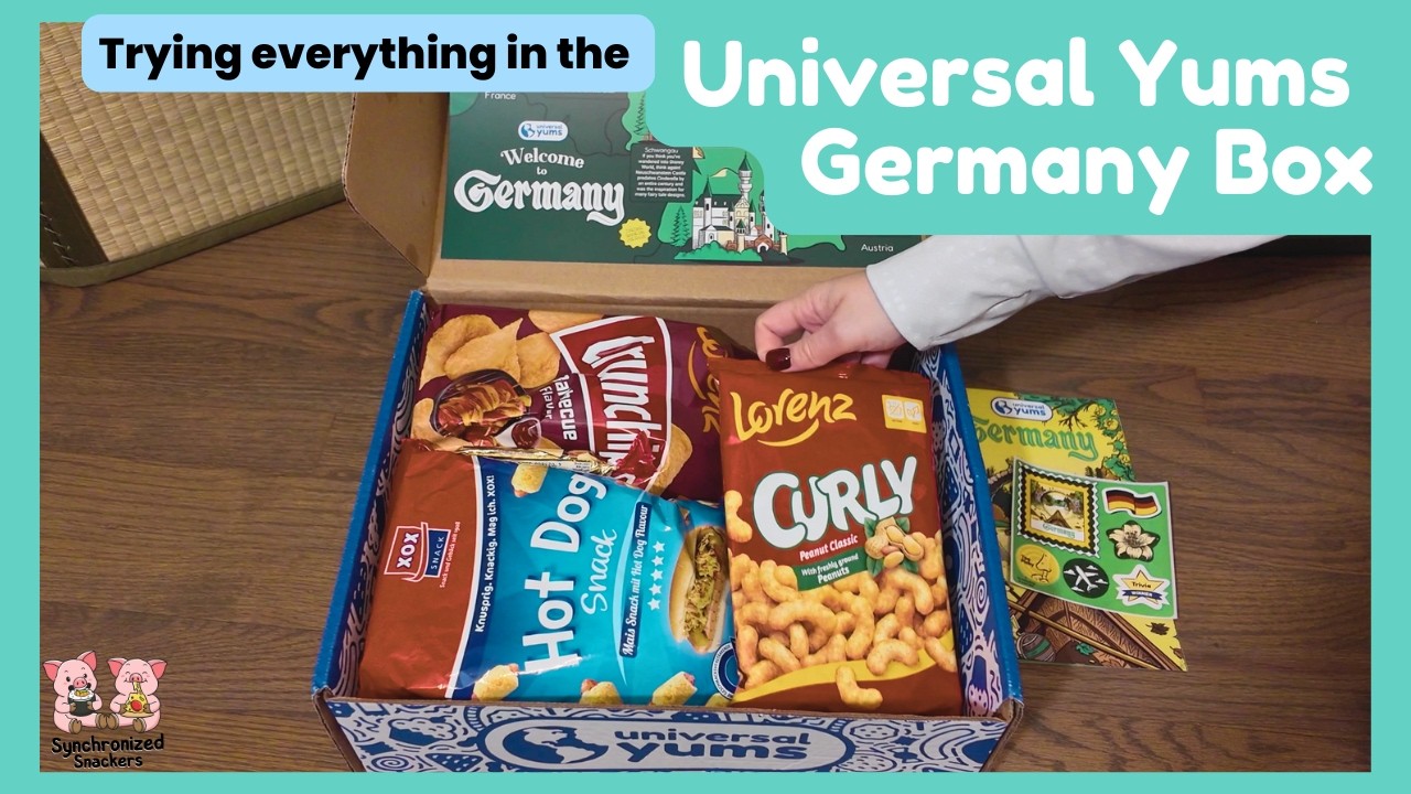 We Tried 18 German Snacks—which was the most surprising? Universal Yums ASMR unboxing | No Talking