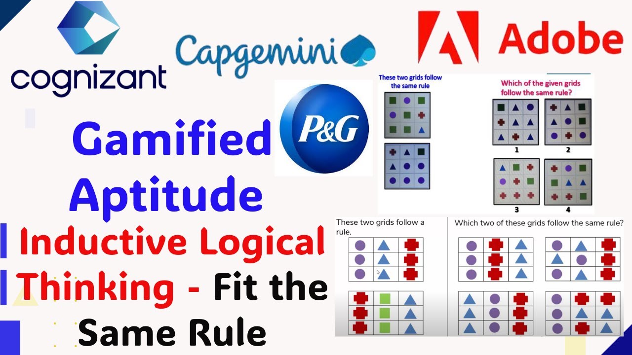 Inductive Logical Thinking - Fit the Same Rule - Gamified Aptitude