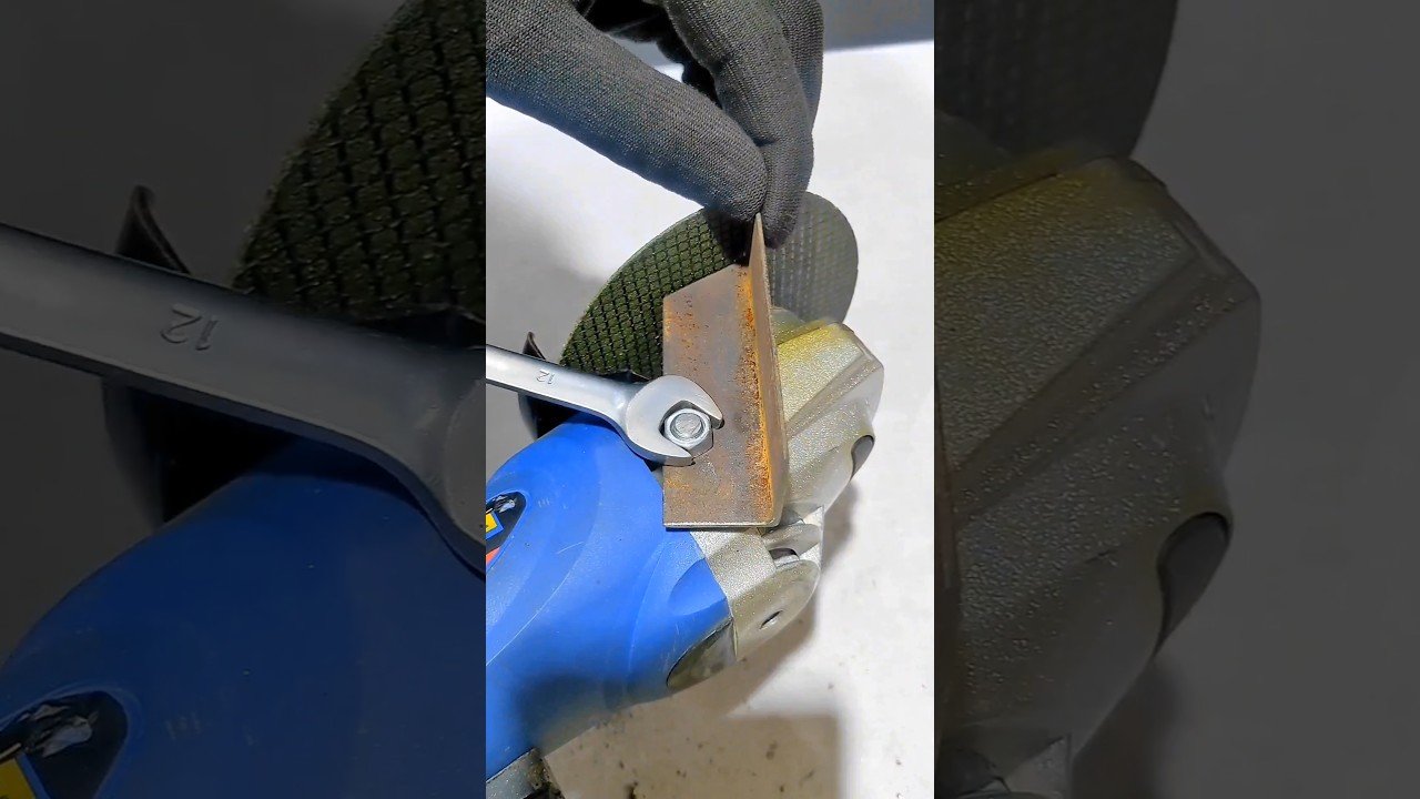 Angle grinder tips for drill bit sharpening #shorts #tips