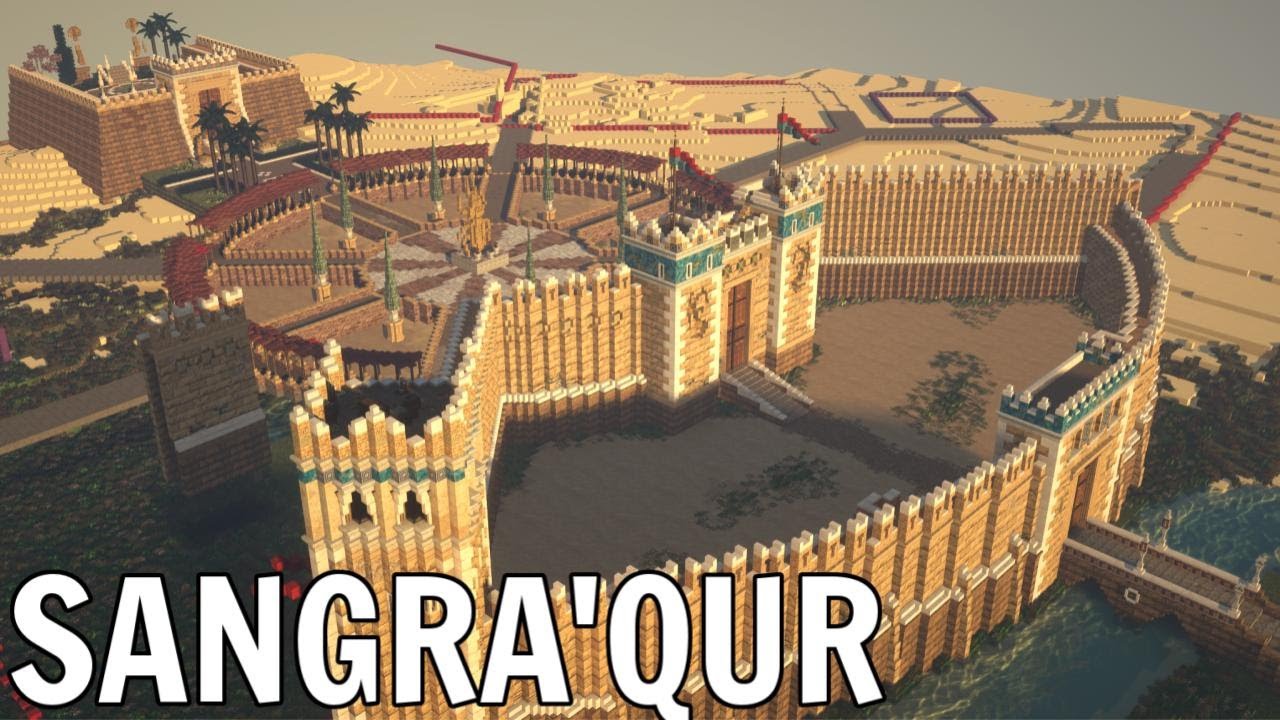 Epic City Gate for this Medieval Minecraft Desert City