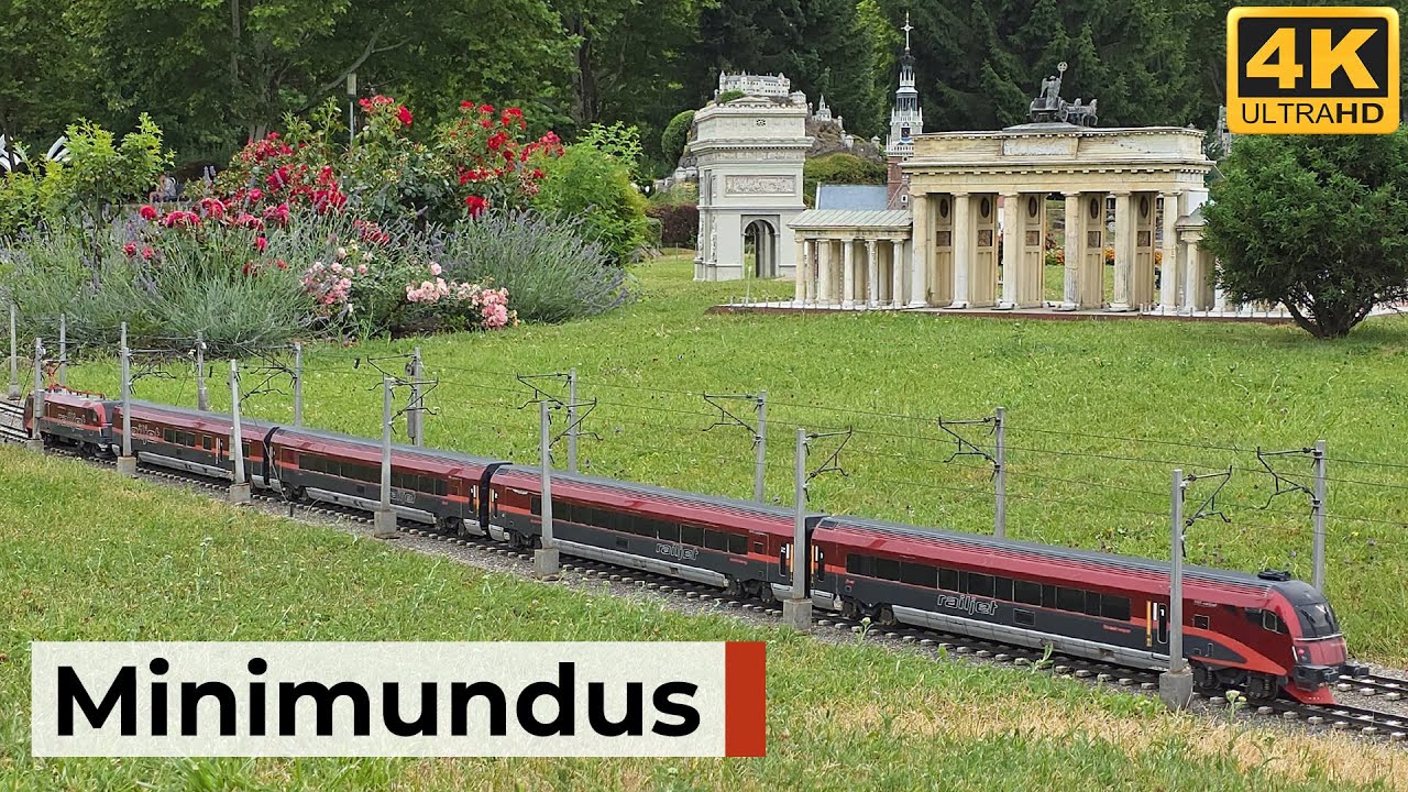 Klagenfurt Minimundus 30.06.2025 - Modelleisenbahnen aus ganz Europa in Bewegung
