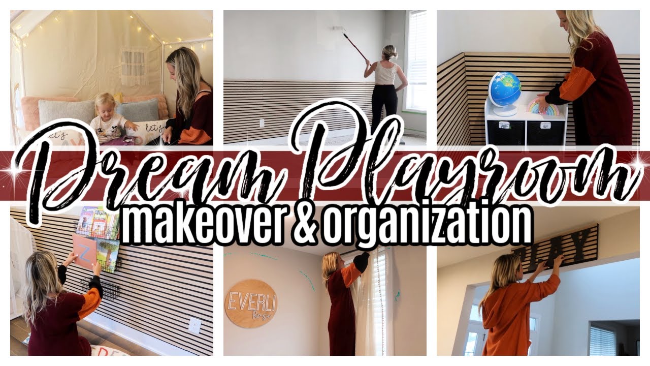 *NEW* DREAM PLAYROOM MAKEOVER AMAZON ROOM MAKEOVER ORGANIZATION TIFFANI BEASTON HOMEMAKING 2022 SAHM
