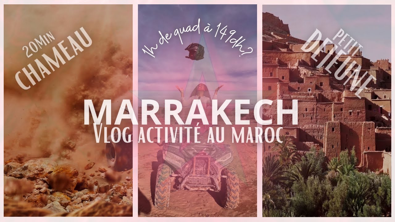 QUAD À MARRAKECH: à 149 DH… et c’était une dinguerie 😳🏜️