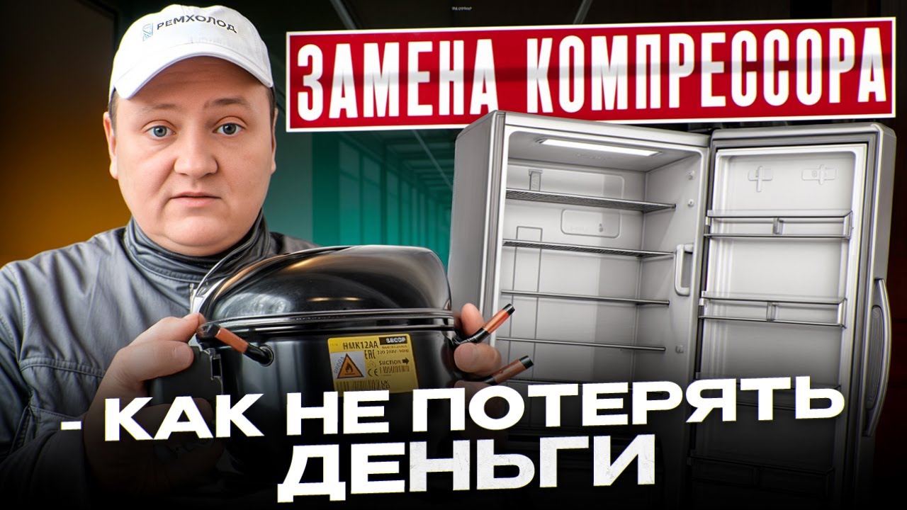 Замена компрессора холодильника - 8 ошибок мастеров, из-за которых он снова сломается