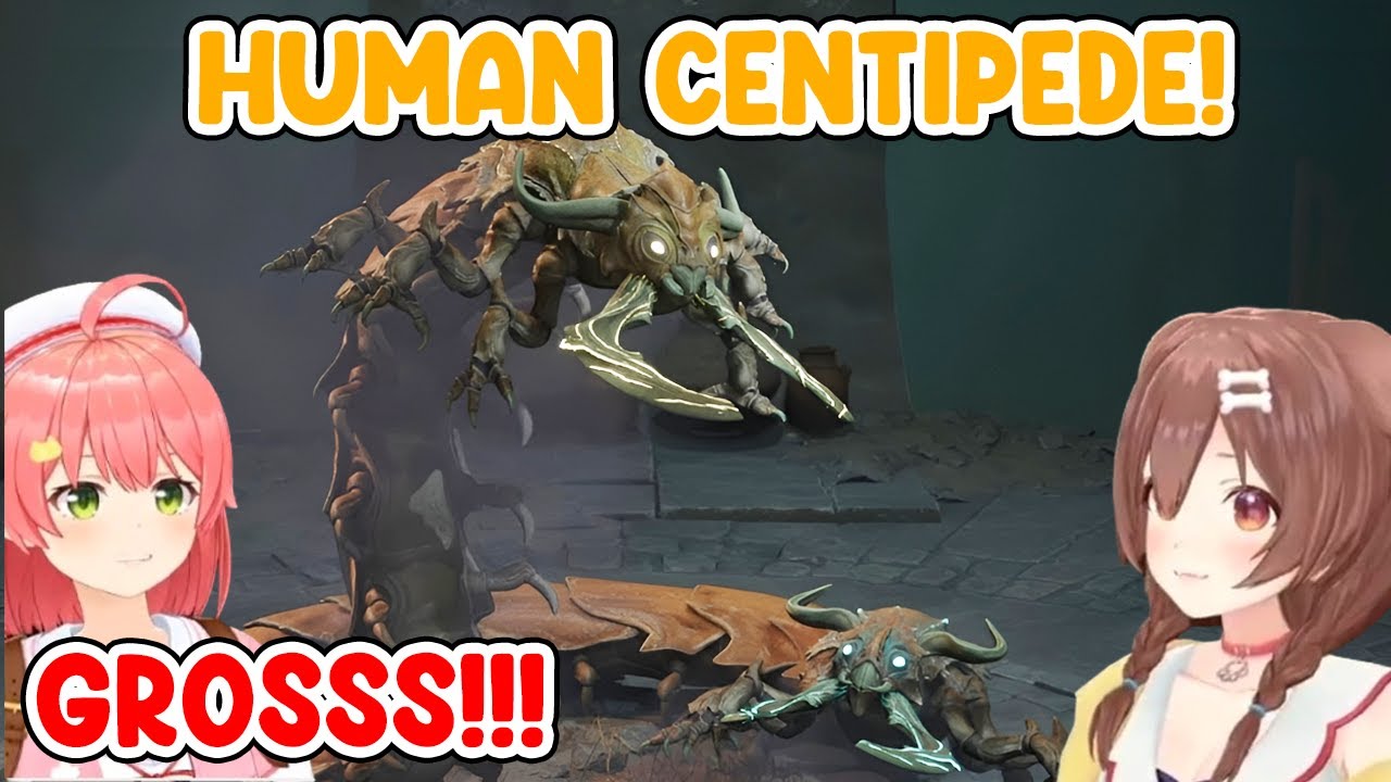 Miko and Korone Won’t Stop Screaming Over the Wriggling Centipede【 SPLIT FICTION 】