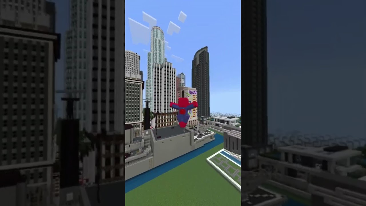 Minecraft Yeni Marvel Spiderman 2 mod #spiderman #shorts #ps5 #gaming #minecraft