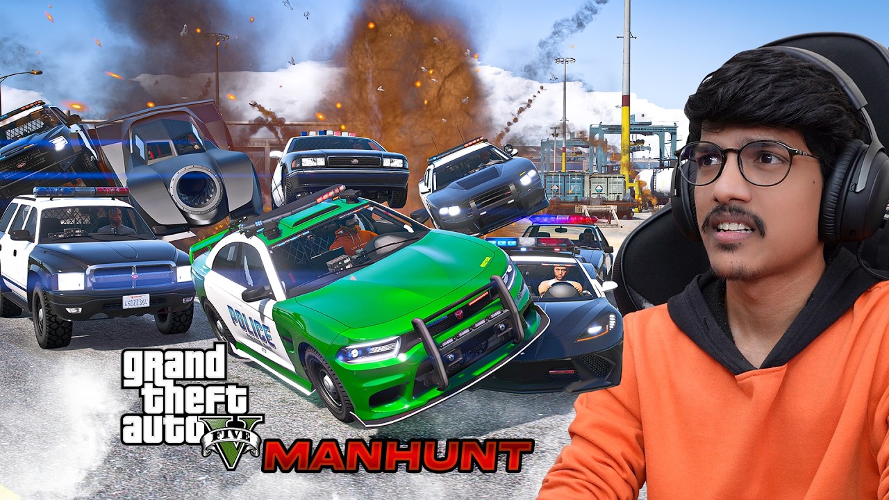 Manhunt With Subscribers In GTA 5 | THE COSMIC BOY