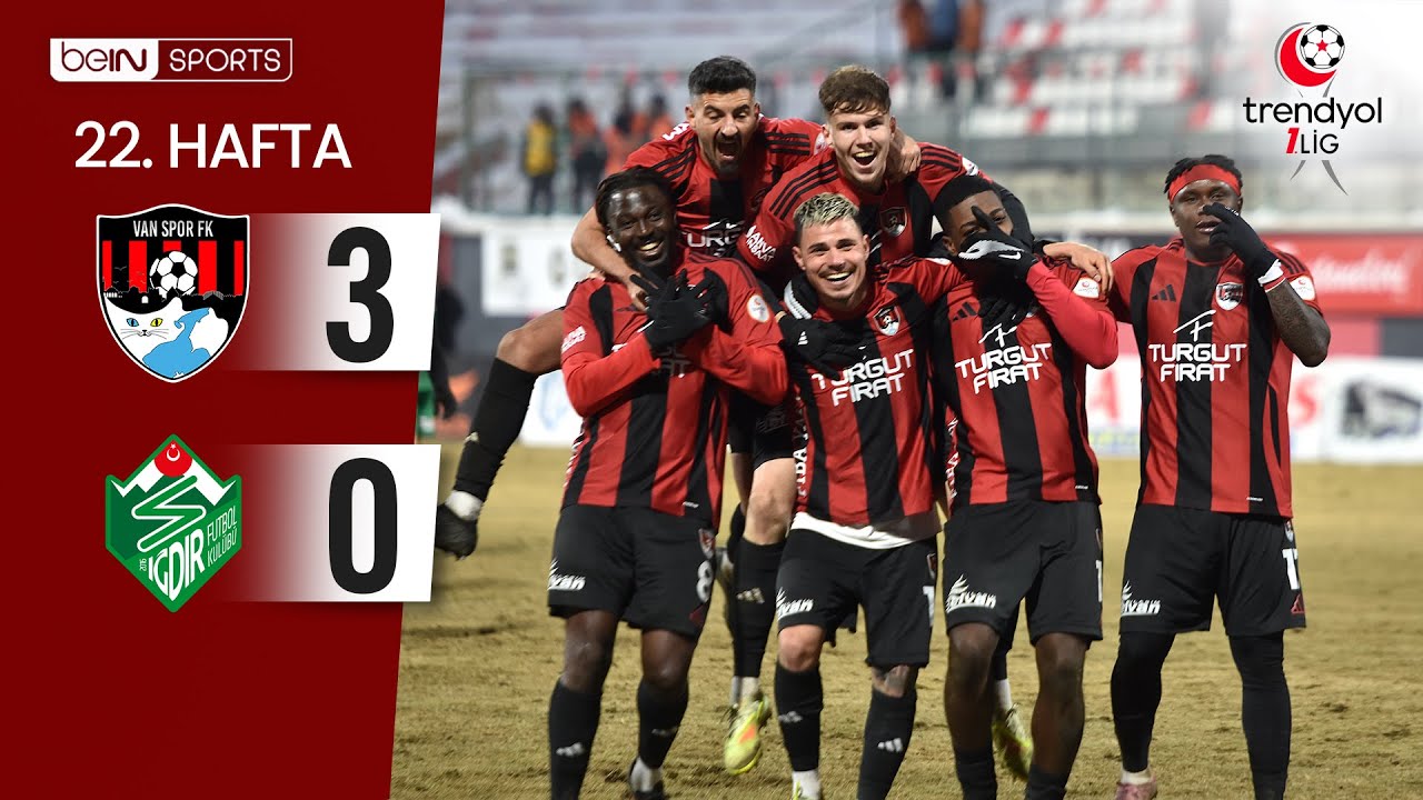 Van Spor FK (3-0) Iğdır FK | 22. Hafta Maç ÖZETİ | Trendyol 1. Lig - 2025/26
