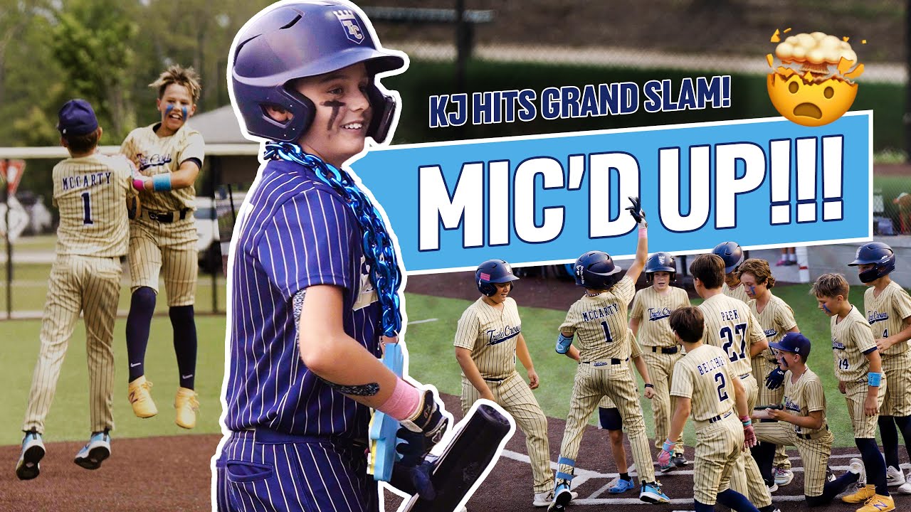🤯 БЕЗУМНЫЙ МИКРОФОННЫЙ БОЛЬШОЙ ШЛЕМ!!! 🎙️ БЕЙСБОЛ 11U ⚾️ Тройная корона выигрывает турнир!