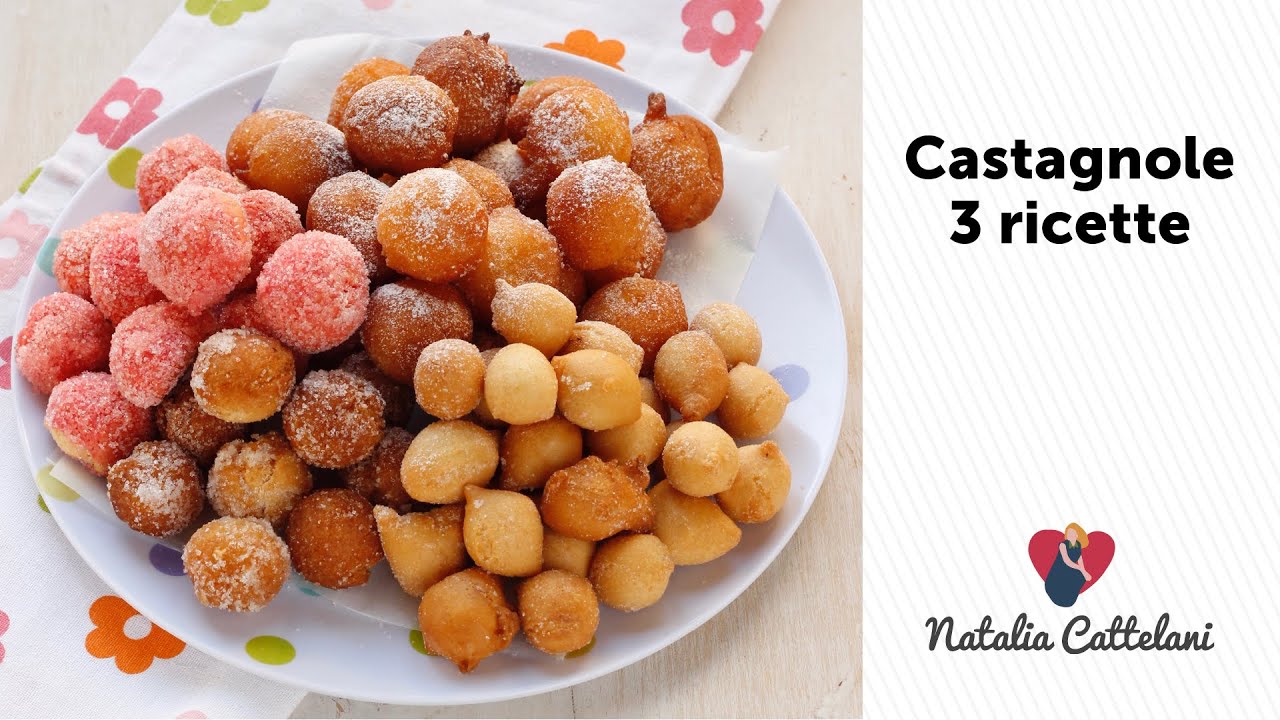CASTAGNOLE DI CARNEVALE | Ricetta fritta e al forno | Natalia Cattelani