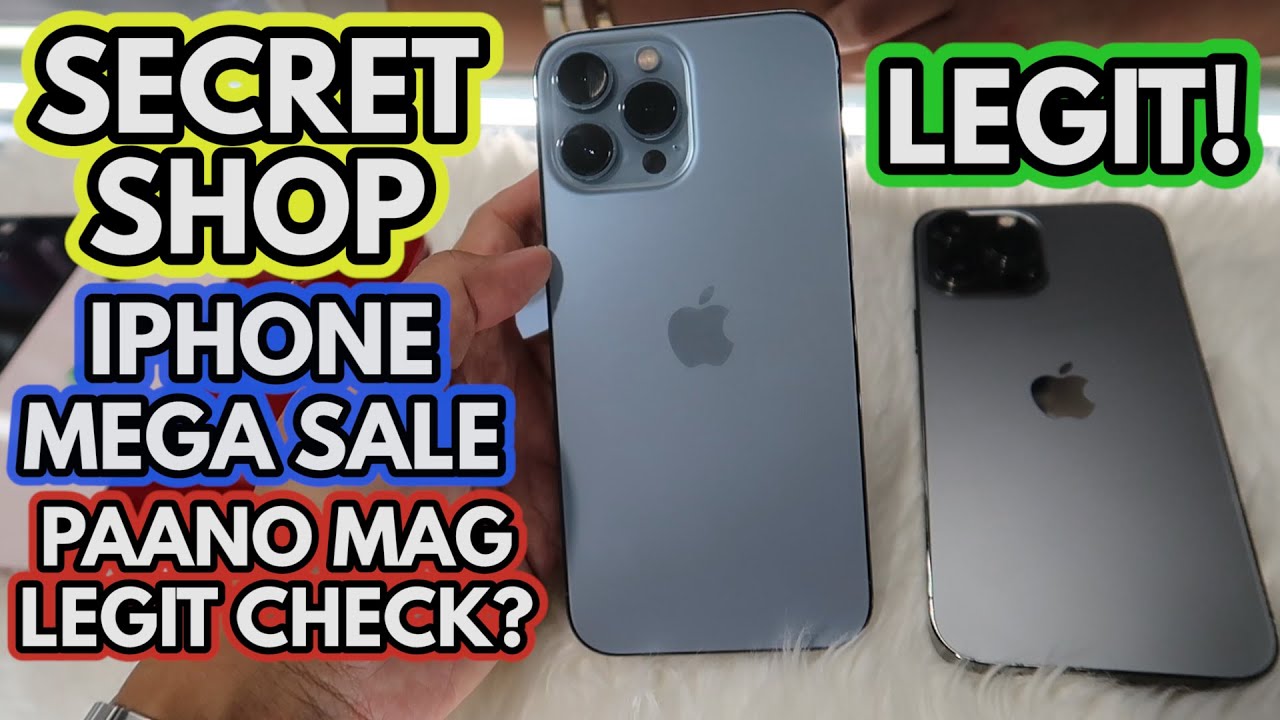 IPHONE SALE! MURANG BILIHAN NG IPHONE AT PAANO MAG LEGIT CHECK NG IPHONE 13 PRO MAX PARA IWAS SCAM