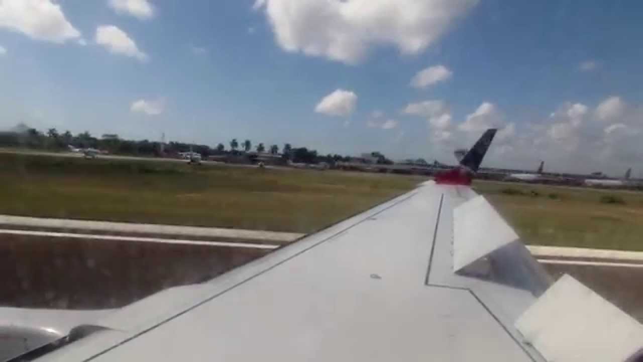 El Salvador to Belize  Avianca (Taca) Embraer 190