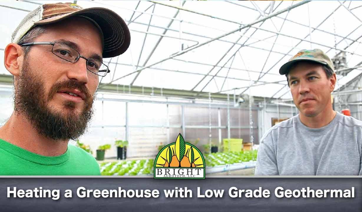 Heating a Greenhouse with Low Grade Geothermal (Earth Batteries)