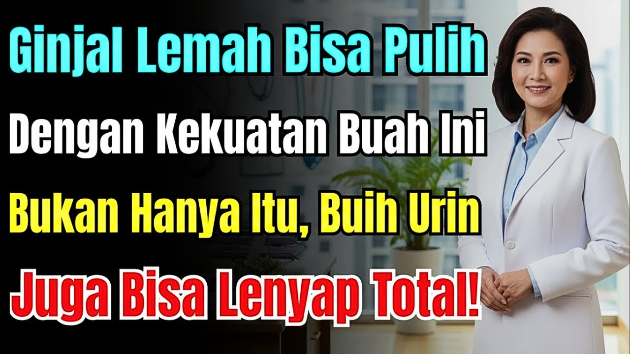 Kencing Berbusa  Wajib Makan Buah Ini! Ginjal Pulih & Sehat Rahasia Dokter Ginjal 76 Thn