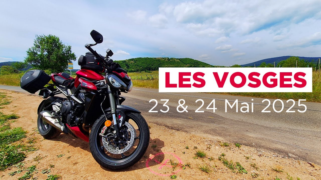Les Vosges en Triumph Street Triple RS (partie 1)