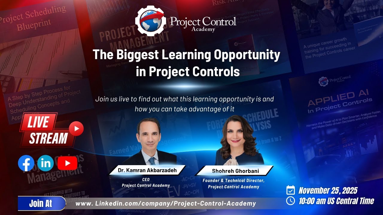 [Livestream] The Biggest Learning Opportunity in Project Controls