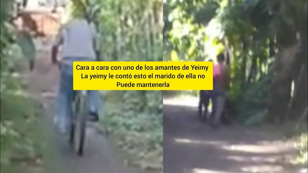 Cara a cara con uno de los amantes de Yeimy la yeimy le confesó que no puede mantenerla el marido 