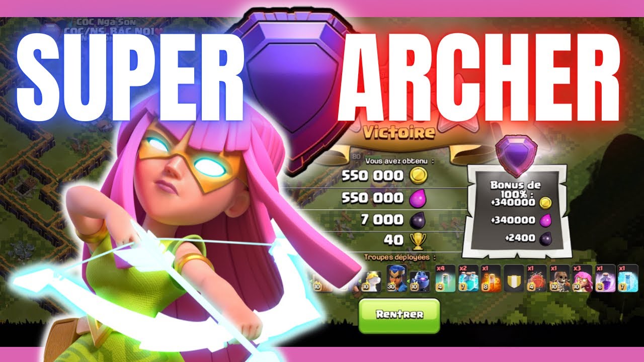 ✅ BLIMP SUPER ARCHER en LIGUE LEGENDE  ! SKYBIRD HDV14  sur CLASH OF CLANS !