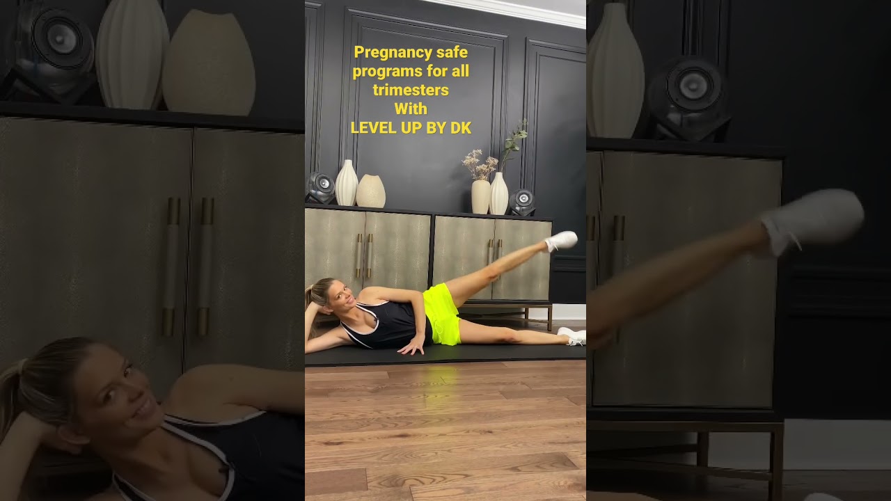 Pregnancy safe programs ALL TRIMESTERS #shorts #pregnant #fitmom #pregnancyworkout #homeworkout