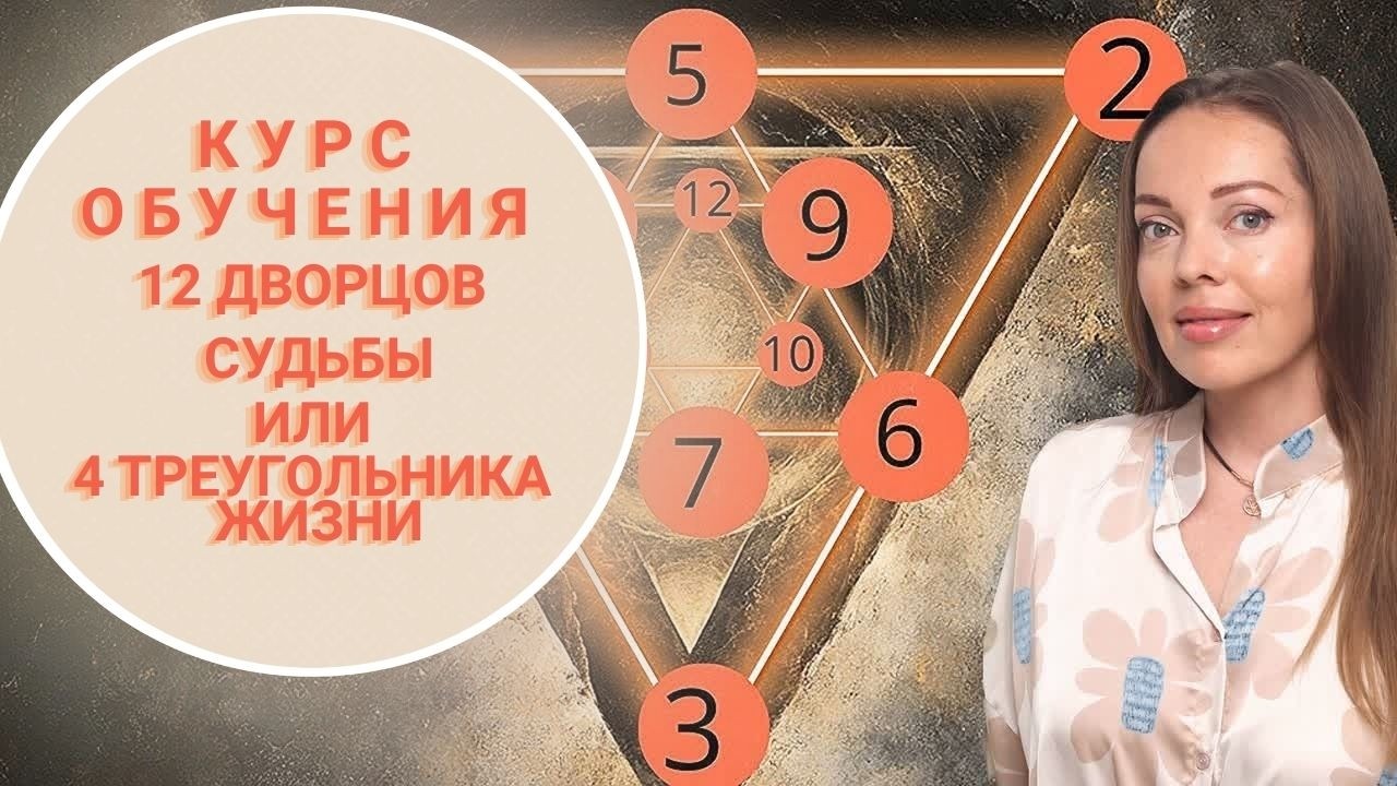 Анонс курса обучения 12 Дворцов Судьбы или 4 треугольника жизни