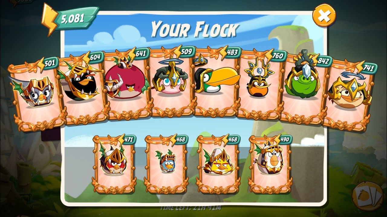 200 Points Clan Event, 4-Rooms - No Red,Blues,Chuck,Matilda - Angry Birds 2 