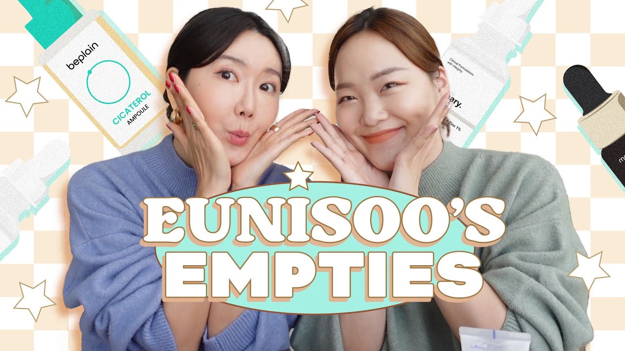 #EUNISOO SKINCARE WE USED UP ALL! #EMPTIES  😂😂😂