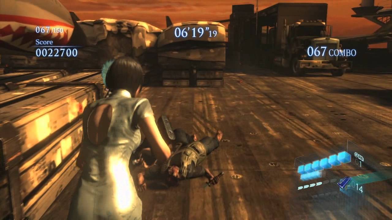 Resident Evil 6 - Mercenaries Duo - High Seas - 150 combo