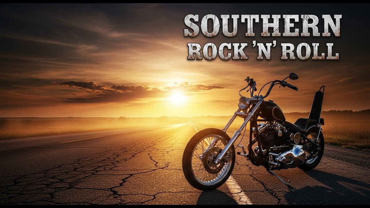 Southern Rock N Roll | Heavy Guitar, Backroad & Chopper