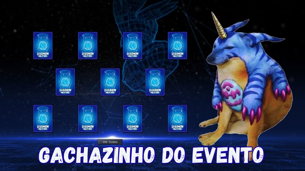 LADMO: TESTANDO A SORTE AO GACHA DO EVENTO, SER&Aacute; QUE DEU BOM ??!! | DIGIMON MASTERS ONLINE