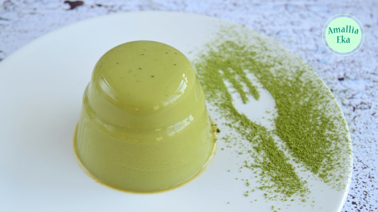 Пудинг из маття-агар-агара | Matcha Agar Agar Pudding