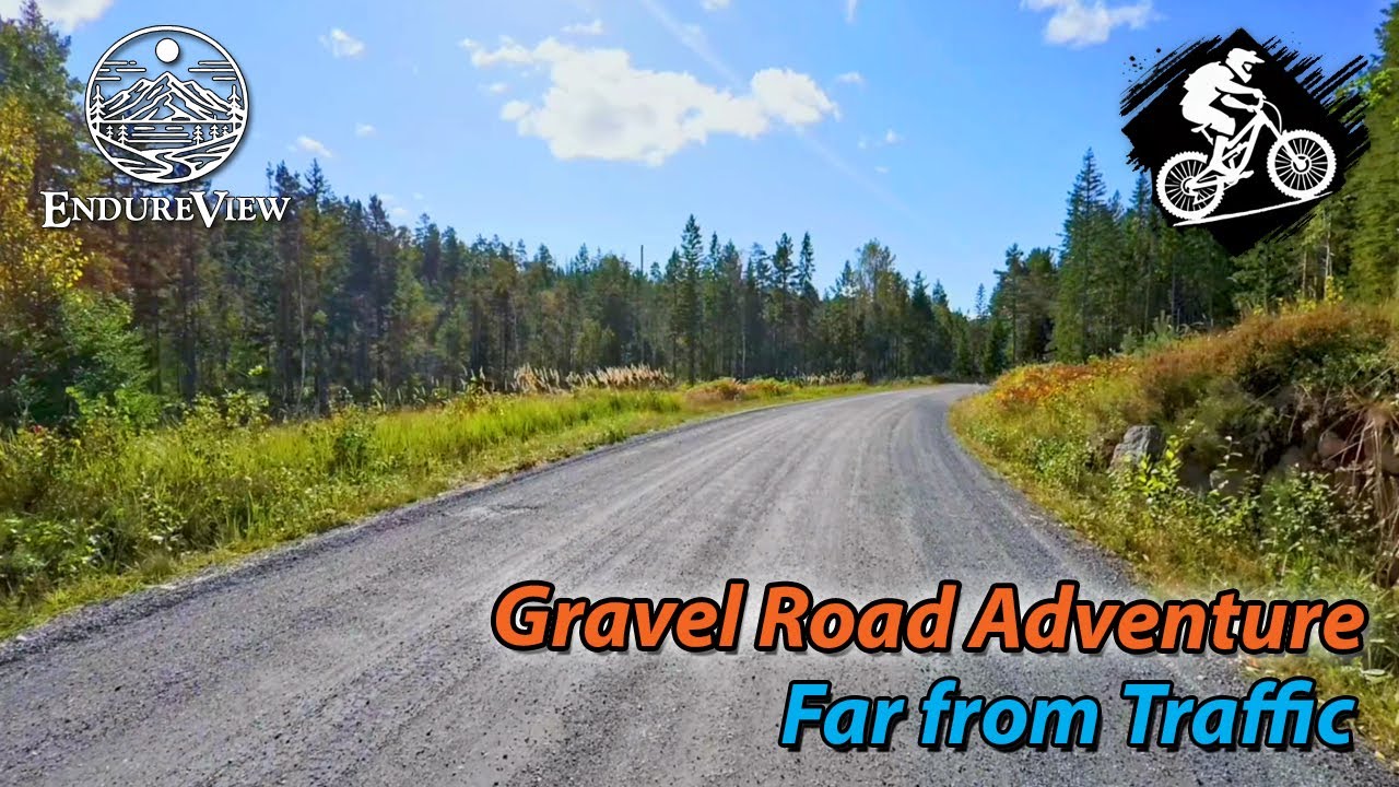☀️🌾 Gravel Road Adventure Far from Traffic 🚴‍♂️
