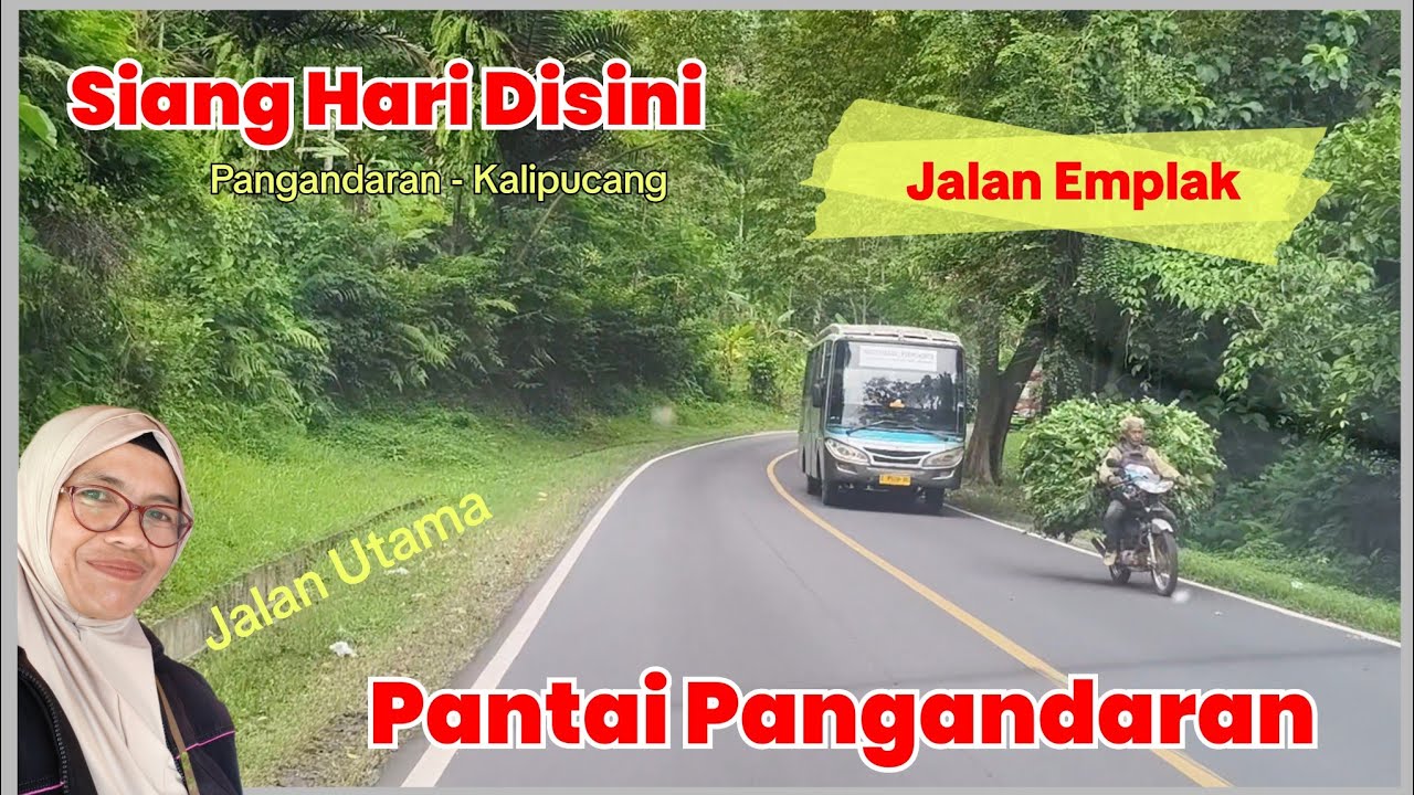 Siang Hari di Jalan Emplak | Pangandaran - Kalipucang 