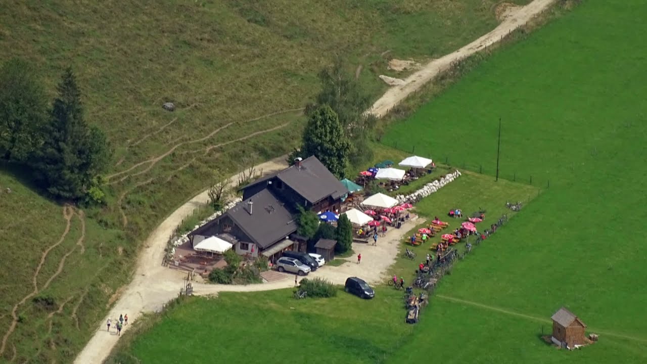 MTB Radtour: von Strobl am Wolfgangsee zur Eisenaualm und retour, ca. 32 km